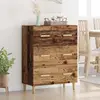 Image de vidaXL Sideboard vieux bois 69,5 x 34 x 90 cm Matériau dérivé du bois
