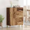 Image de vidaXL Buffet vieux bois 34 x 69,5 x 90 cm Bois composite