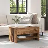 Image de vidaXL Table basse en vieux bois 80 x 50,5 x 41,5 cm Bois composite