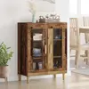 Image de vidaXL Sideboard vieux bois 69,5 x 34 x 90 cm Matériau dérivé du bois