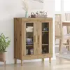 Image de vidaXL Sideboard Chêne Artisan 69,5 x 34 x 90 cm Matériau dérivé du bois
