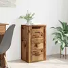 Image de vidaXL Buffet avec tiroirs vieux bois 40 x 33 x 70 cm Bois composite