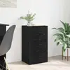 Image de vidaXL Sideboard noir imitation chêne 40 x 33 x 70 cm Bois composite