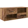 Image de vidaXL Armoire TV vieux bois 100 x 35 x 40 cm Bois composite