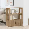 Image de vidaXL Sideboard Chêne Artisan 30 x 80 x 90 cm Bois composite