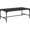 Image de vidaXL Table basse noire imitation chêne 100 x 50 x 35 cm Bois composite