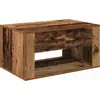 Image de vidaXL Table basse avec tiroirs Vieux bois 80 x 50 x 40 cm Bois composite