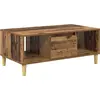 Image de vidaXL Table basse en vieux bois 90 x 50 x 26,5 cm Bois composite