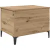 Image de vidaXL Table basse en chêne Artisan 60 x 44,5 x 45 cm Bois composite