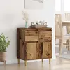 Image de vidaXL Buffet avec tiroirs vieux bois 60 x 35 x 70 cm Bois composite