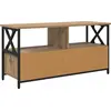 Image de vidaXL Armoire TV avec tiroirs Chêne Artisan 90 x 33 x 45 cm