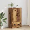 Image de vidaXL Highboard vieux bois 60 x 35,5 x 103,5 cm Matériau dérivé du bois