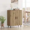 Image de vidaXL Sideboard Chêne Artisan 69,5 x 34 x 90 cm Matériau dérivé du bois