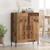 Image de vidaXL Buffet vieux bois 69,5 x 34 x 90 cm bois composite et fer