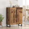 Image de vidaXL Buffet vieux bois 69,5 x 34 x 90 cm bois composite et fer