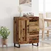Image de vidaXL Buffet vieux bois 69,5 x 34 x 90 cm bois composite et fer