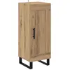 Image de vidaXL Sideboard chêne Artisan 34,5 x 34 x 90 cm bois composite et fer