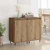 Image de vidaXL Buffet 2 pièces Artisan chêne 40 x 35 x 70 cm
