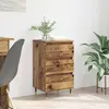 Image de vidaXL Buffet avec tiroirs Vieux bois 35 x 40 x 70 cm Bois composite