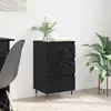 Image de vidaXL Sideboard noir imitation chêne 35 x 40 x 70 cm Bois composite