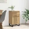 Image de vidaXL Sideboard Chêne Artisan 35 x 40 x 70 cm Matériau dérivé du bois