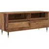 Image de vidaXL Armoire TV Vieux bois 100 x 34,5 x 44,5 cm Bois composite et fer
