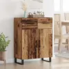 Image de vidaXL Sideboard vieux bois 69,5 x 34 x 90 cm Matériau dérivé du bois