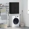 Image de vidaXL Armoire murale noire aspect chêne 69,5 x 34 x 90 cm