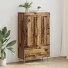 Image de vidaXL Highboard vieux bois 69,5 x 31 x 115 cm Bois composite