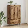 Image de vidaXL Highboard vieux bois 69,5 x 31 x 115 cm Bois composite