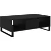 Image de vidaXL Table basse noire aspect chêne 104 x 60 x 35 cm Bois composite