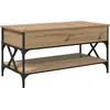 Image de vidaXL Table basse en chêne Artisan 100 x 50 x 50 cm Bois composite