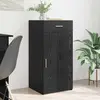 Image de Buffet vidaXL noir aspect chêne 45 x 42,5 x 93 cm en aggloméré