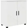 Image de Armoire de salle de bain vidaXL avec rangement, blanc brillant, 61 x 35 x 64 cm