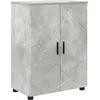 Image de Armoire de salle de bain vidaXL, gris béton, 60 x 35 x 80 cm