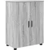 Image de Armoire de salle de bain avec rangement vidaXL, gris Sonoma, 60 x 35 x 80 cm