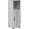 Image de vidaXL Armoire de salle de bain avec rangement Gris Sonoma 30 x 35 x 95 cm