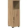 Image de vidaXL Armoire de salle de bain avec rangement Chêne Artisan 30 x 35 x 95 cm