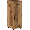 Image de vidaXL Armoire de salle de bain avec tiroirs en vieux bois 30 x 35 x 80 cm