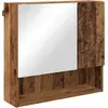 Image de vidaXL Armoire miroir en bois vieilli, 59 x 17 x 55 cm, matériau de bois