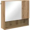 Image de vidaXL Armoire de toilette Artisan-Chêne 59 x 17 x 55 cm Bois composite