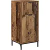 Image de vidaXL Armoire de salle de bain avec tiroirs en vieux bois 39,5 x 36 x 88 cm