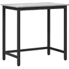 Image de Vidaxl Table Gris Sonoma 100 X 50 X 76,5 Cm Bois D'Ingénierie Et Acier