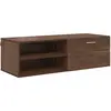 Image de vidaXL Armoire en bois marron aspect chêne 100,5 x 39 x 30 cm Matériau dérivé du bois