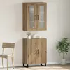 Image de vidaXL Highboard 2 pcs Chêne Artisan Bois composite