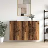 Image de vidaXL Armoire murale, 2 pièces, bois de récupération, 69,5 x 34 x 90 cm, panneau de fibres de bois