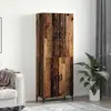 Image de vidaXL Highboard vieux bois 69,5 x 34 x 180 cm Bois composite