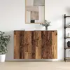 Image de vidaXL Armoire murale 2 pièces en bois recyclé 69,5 x 34 x 90 cm en bois aggloméré