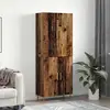 Image de vidaXL Highboard mural vieux bois 69,5 x 34 x 180 cm Bois composite