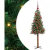 Image de Arbre de Noël fin, vert, 150 cm (vidaXL)
